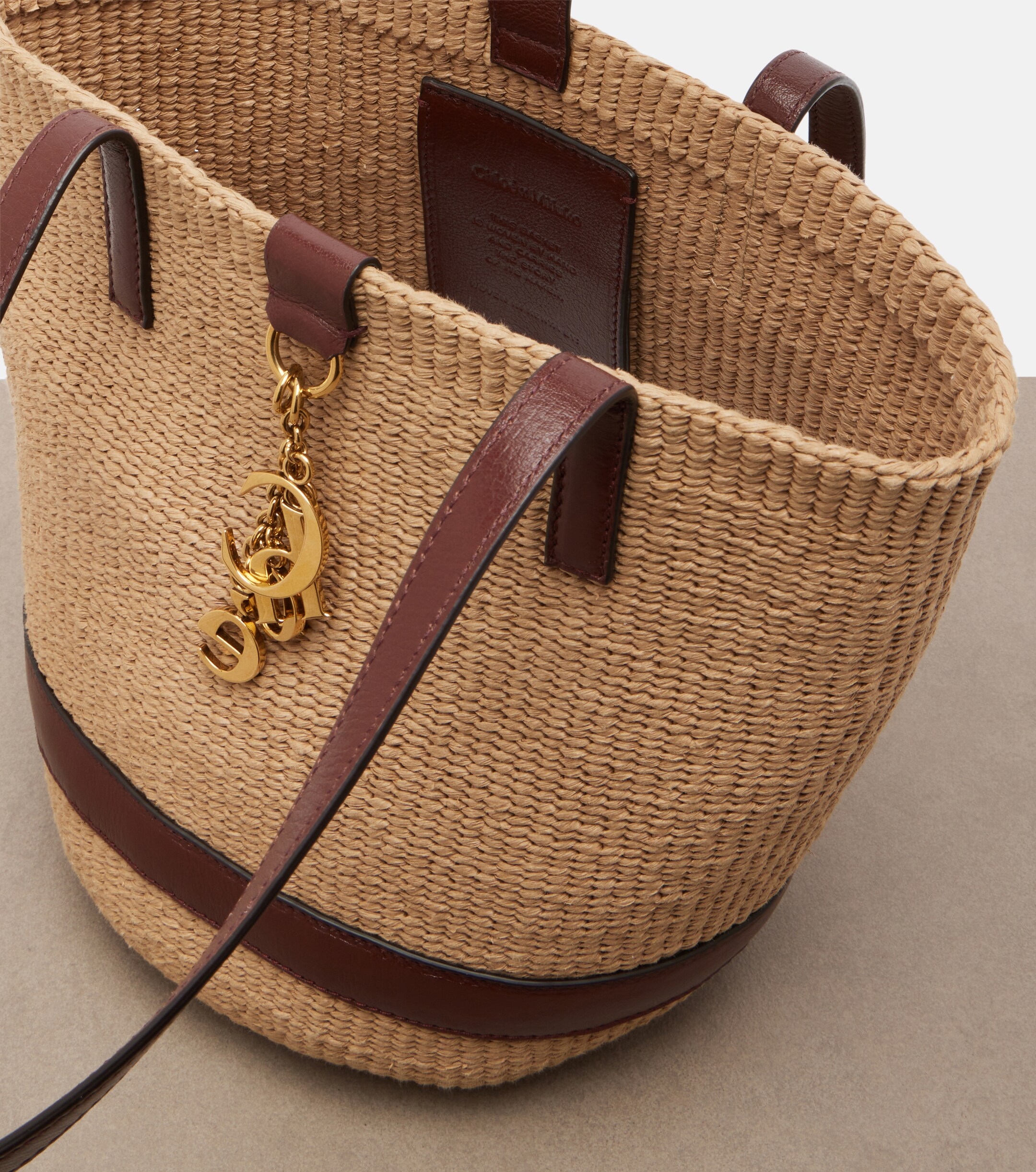 Chloé Medium leather-trimmed basket bag