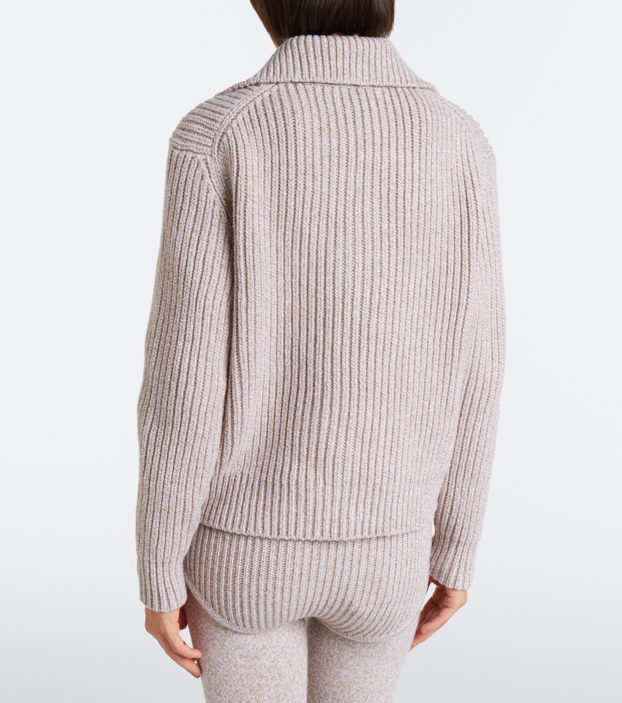 Magda Butrym Magda Butrym Ribbed-knit wool cardigan