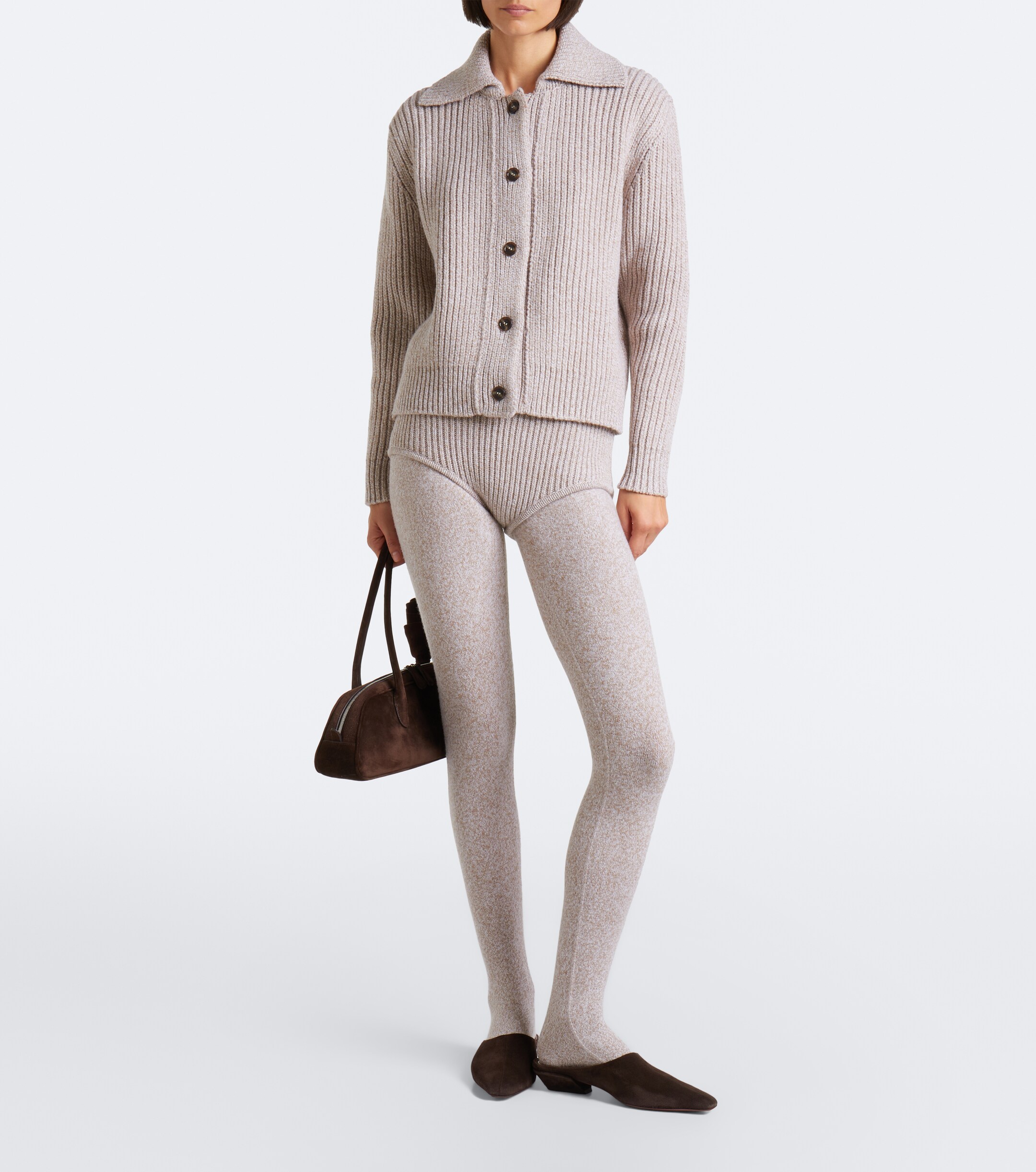 Magda Butrym Magda Butrym Ribbed-knit wool cardigan