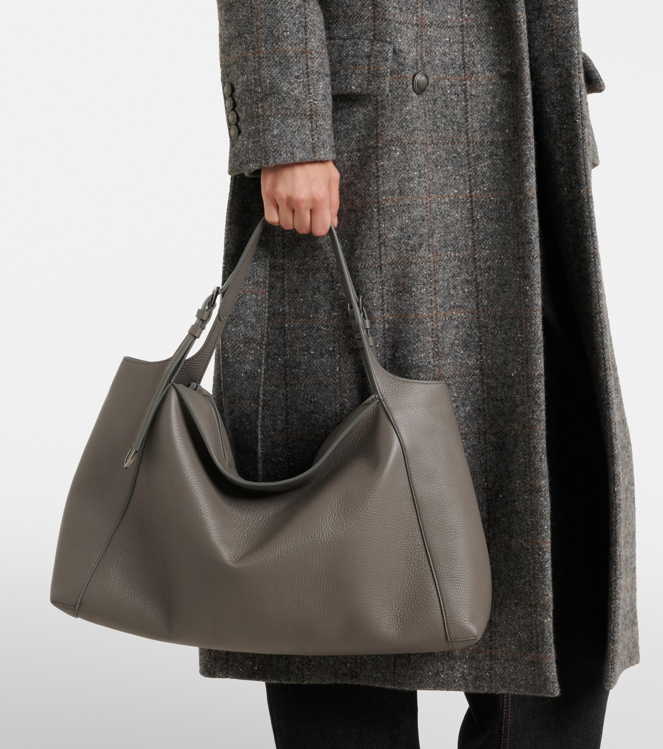 Brunello Cucinelli Medium leather tote bag