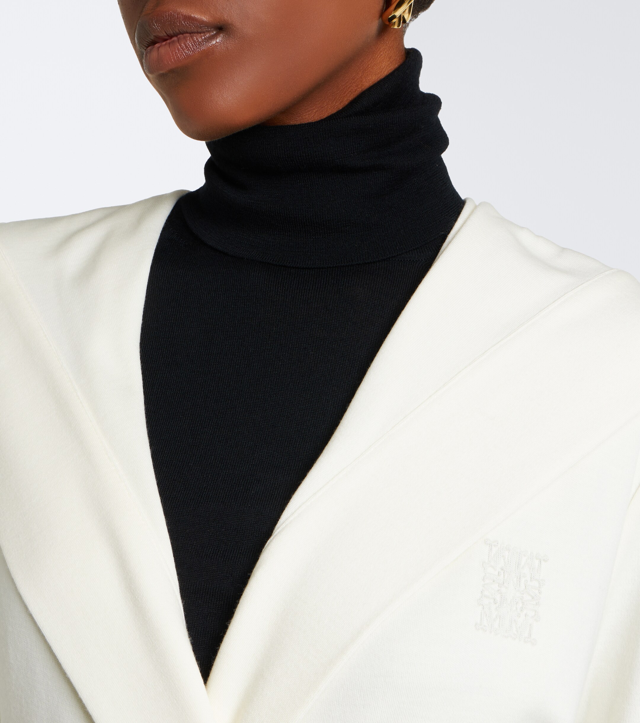 Max Mara Max Mara Virgin wool wrap coat