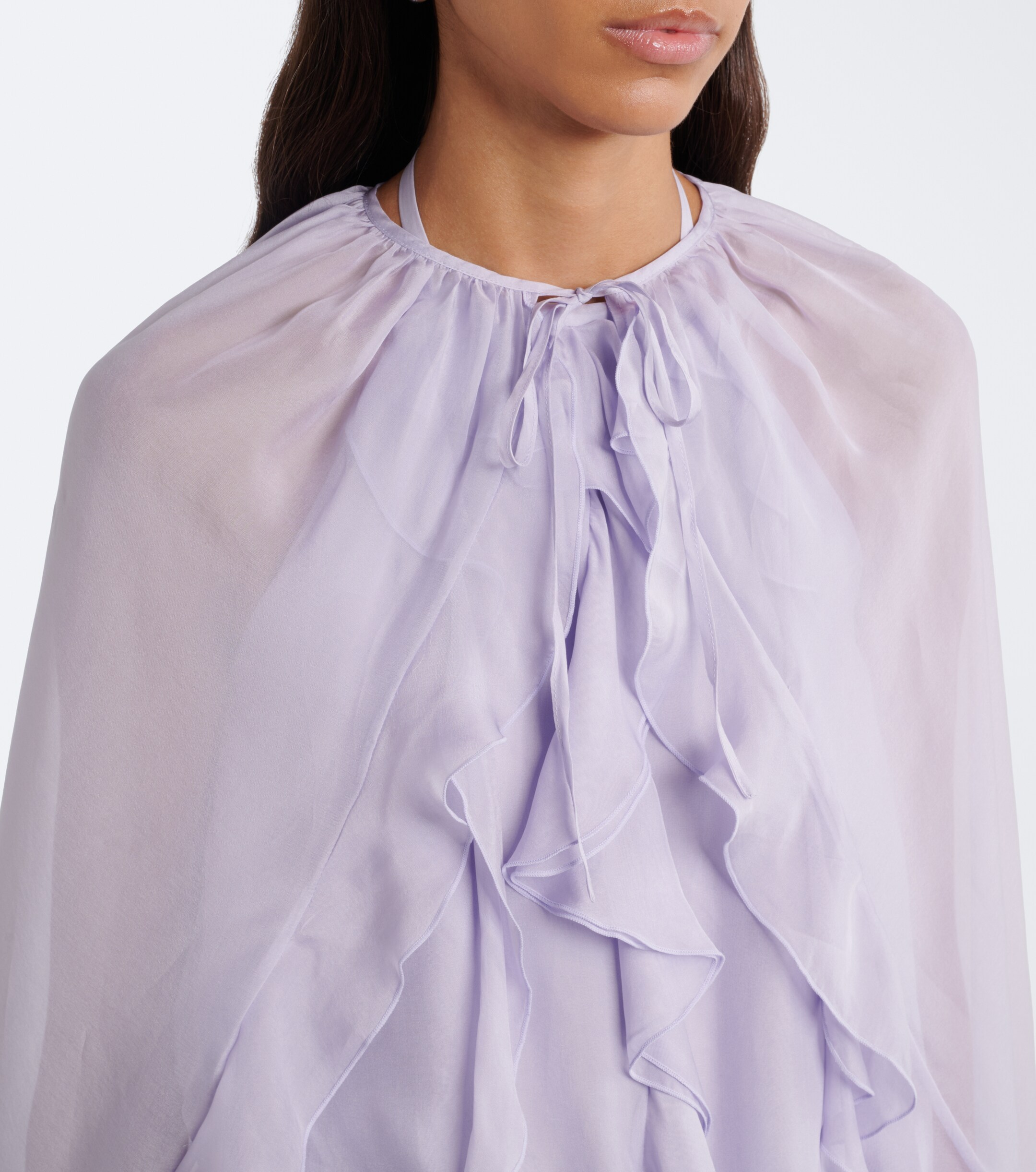 Jacques Wei Jacques Wei Ruffled chiffon blouse