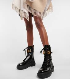 fendigraphy biker boots