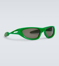 bottega veneta cone wraparound sunglasses