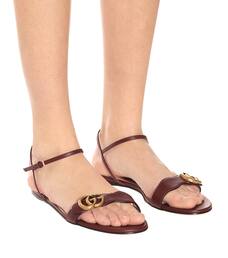 gucci marmont t strap sandal