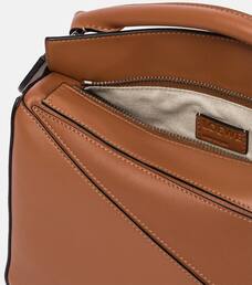 Puzzle Small Leather Shoulder Bag Loewe Mytheresa Com
