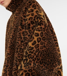 balenciaga leopard jacket