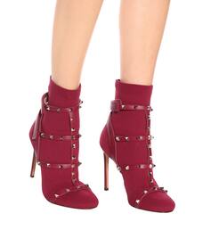 valentino rockstud bodytech bootie