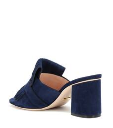 gucci marmont suede mules