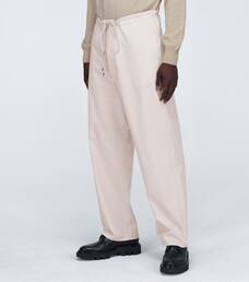 washed finx light chino wide pants