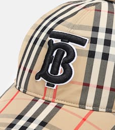 TB Vintage Check cotton baseball cap 