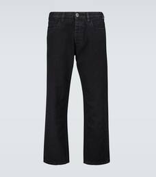 Prada Men, Slim-Fit Denim Jeans, Black, 29, Jeans, Cotton