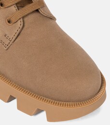 prada boots canvas