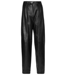 High-Rise Leather Pants - Magda Butrym 