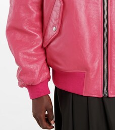 prada leather bomber jacket