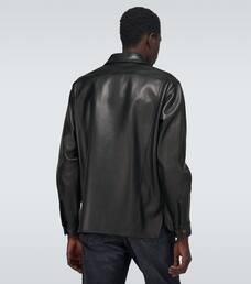 Lark Leather Overshirt | Acne Studios 