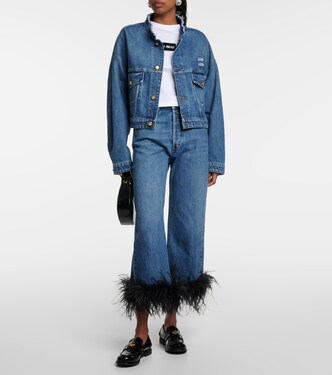 T-Shirt aus Baumwoll-Jersey in Weiß - Miu Miu | Mytheresa おうち整理中♫様ご専用ページです