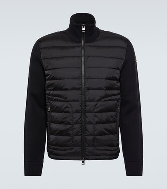 Down-paneled knit jacket | Moncler