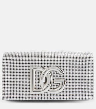 DG Logo水晶网布单肩包 | Dolce&Gabbana