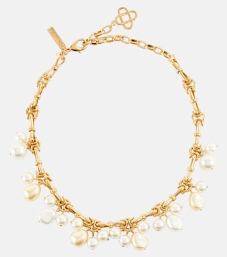 Faux pearl choker | Oscar de la Renta