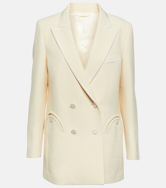 Resolute double-breasted wool blazer | Blazé Milano