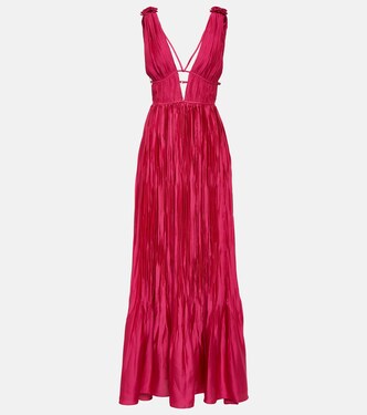 Ostara plissé gown | Simkhai