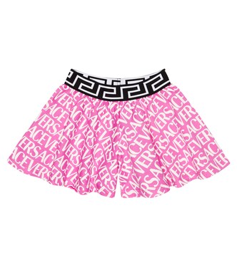 Greca Border logo miniskirt | Versace Kids