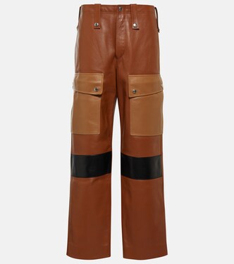 Patchwork leather cargo pants | Chloé