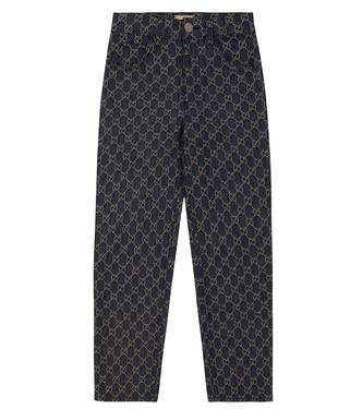 Jean GG en jacquard | Gucci Kids