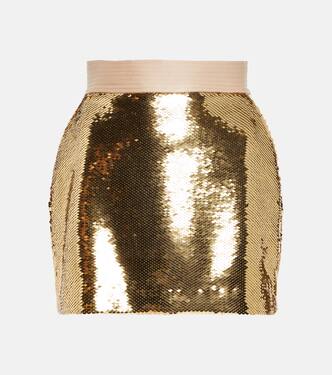 Delon sequined high-rise miniskirt | Alex Perry