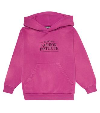 Printed cotton hoodie | Balenciaga Kids