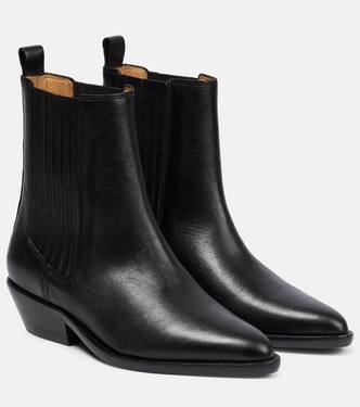 Delena皮革及踝靴 | Isabel Marant