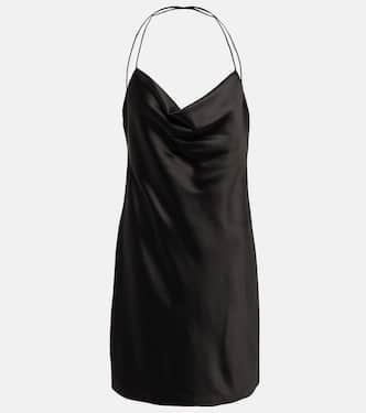 Cowl-neck silk slip dress | Saint Laurent