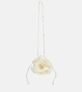 Gathered satin shoulder bag | Magda Butrym