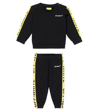 Cotton sweatshirt and sweatpants set | Off-White Kids