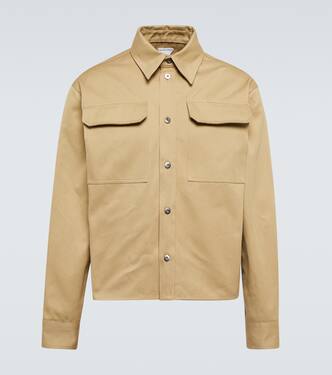 棉质斜纹布衬衫外套 | Bottega Veneta