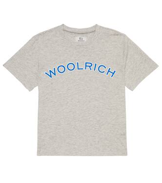Logo cotton T-shirt | Woolrich Kids