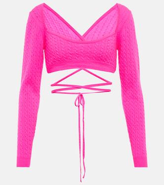 Cropped wool and cashmere sweater | Patou