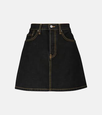 Mini denim skirt | Wardrobe.NYC