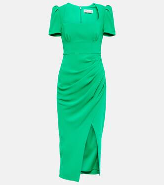 Crêpe midi dress | Self-Portrait