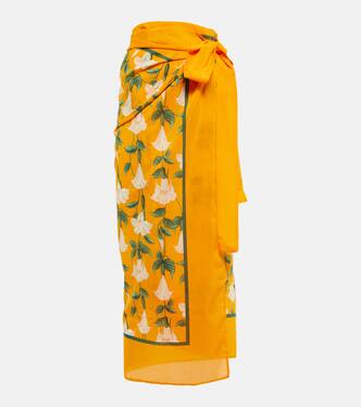 Sarong Lavanda aus Baumwolle und Seide | Agua by Agua Bendita