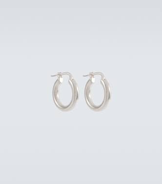 Sterling silver hoop earrings | Jil Sander