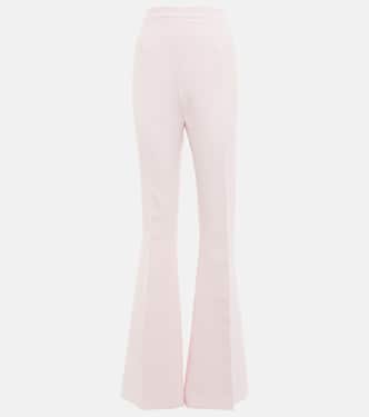 Halluana flared crêpe pants | Safiyaa