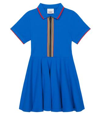 Robe Icon Stripe en coton | Burberry Kids