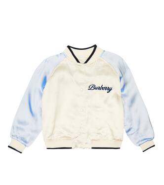 Logo varsity jacket | Burberry Kids