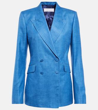 Wool, silk and linen blazer | Gabriela Hearst