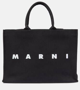 Logo canvas tote bag | Marni