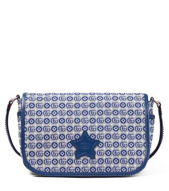 Star-patch jacquard shoulder bag | Gucci Kids