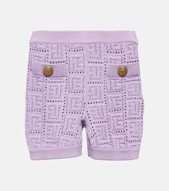 Monogram knit shorts | Balmain