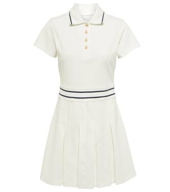 Cotton-blend tennis minidress | Varley